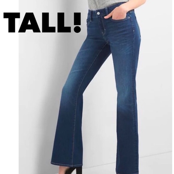 GAP Denim - Gap Flare Jeans in Size 8 Tall Long Stretch